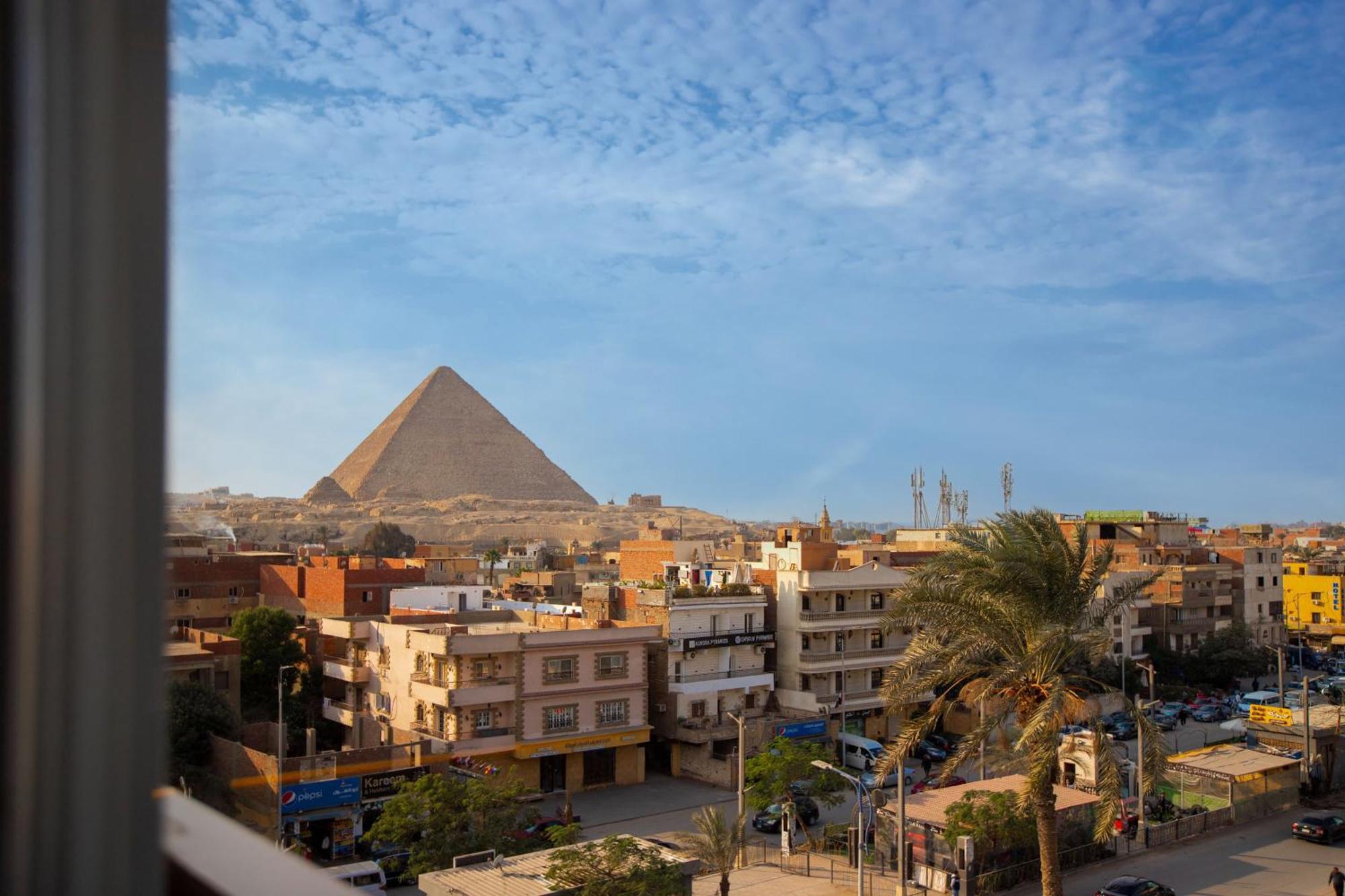Galaxy Pyramids View Inn Kafret el-Gabal Exterior foto